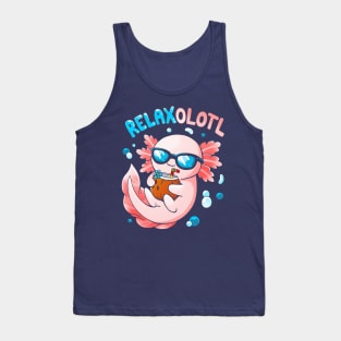 Relaxolotl Tank Top